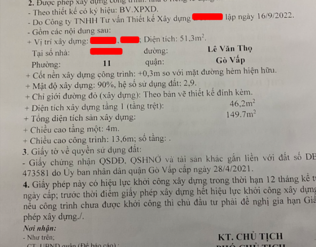 Dịch Vụ Xin Cấp Phép Xây Dựng Nhà Cửa Tại Quận Gò Vấp – Hỗ Trợ Trọn Gói Cùng Ngô Gia Thịnh