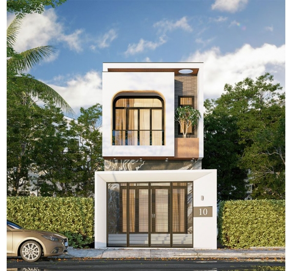 Các mẫu nhà phố 2 tầng và 3 tầng hot nhất năm 2025